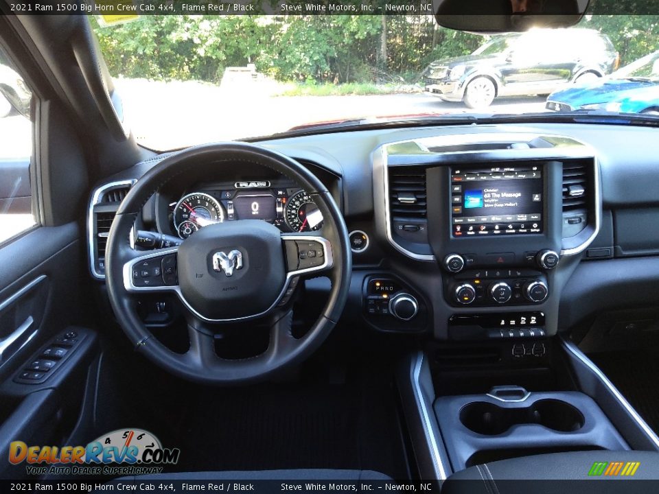Dashboard of 2021 Ram 1500 Big Horn Crew Cab 4x4 Photo #15