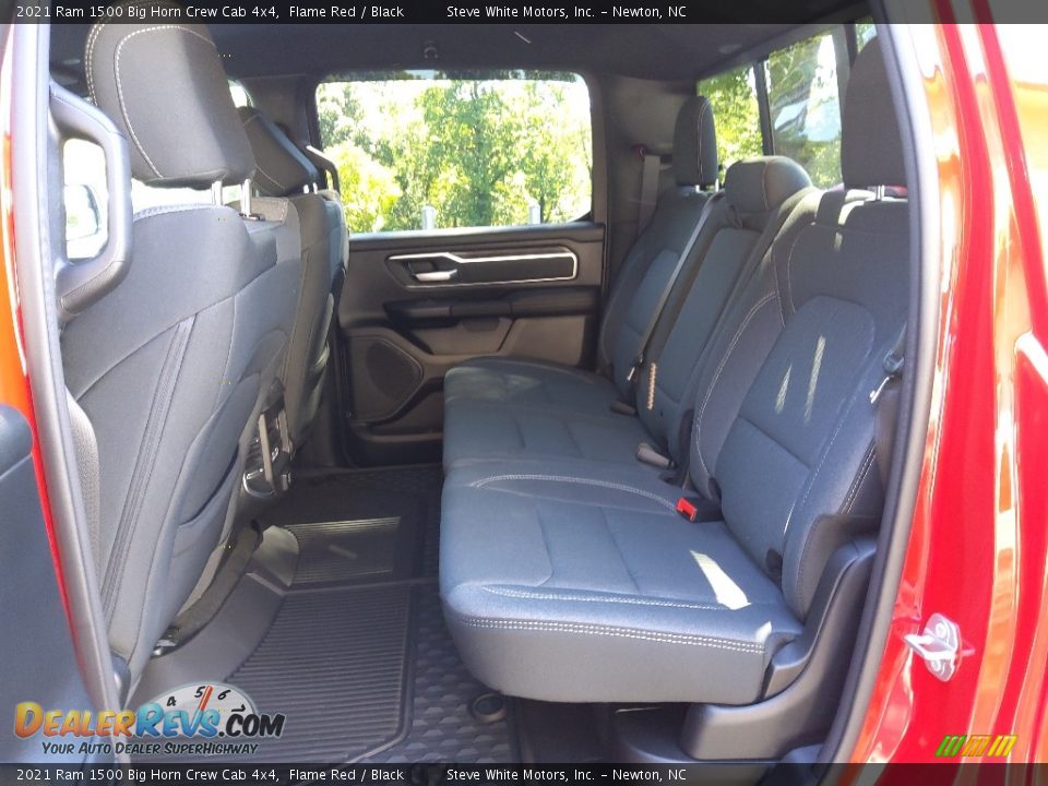 Rear Seat of 2021 Ram 1500 Big Horn Crew Cab 4x4 Photo #16
