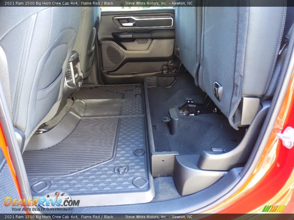 Rear Seat of 2021 Ram 1500 Big Horn Crew Cab 4x4 Photo #17