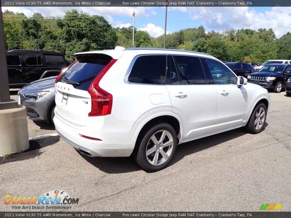 2021 Volvo XC90 T5 AWD Momentum Ice White / Charcoal Photo #4