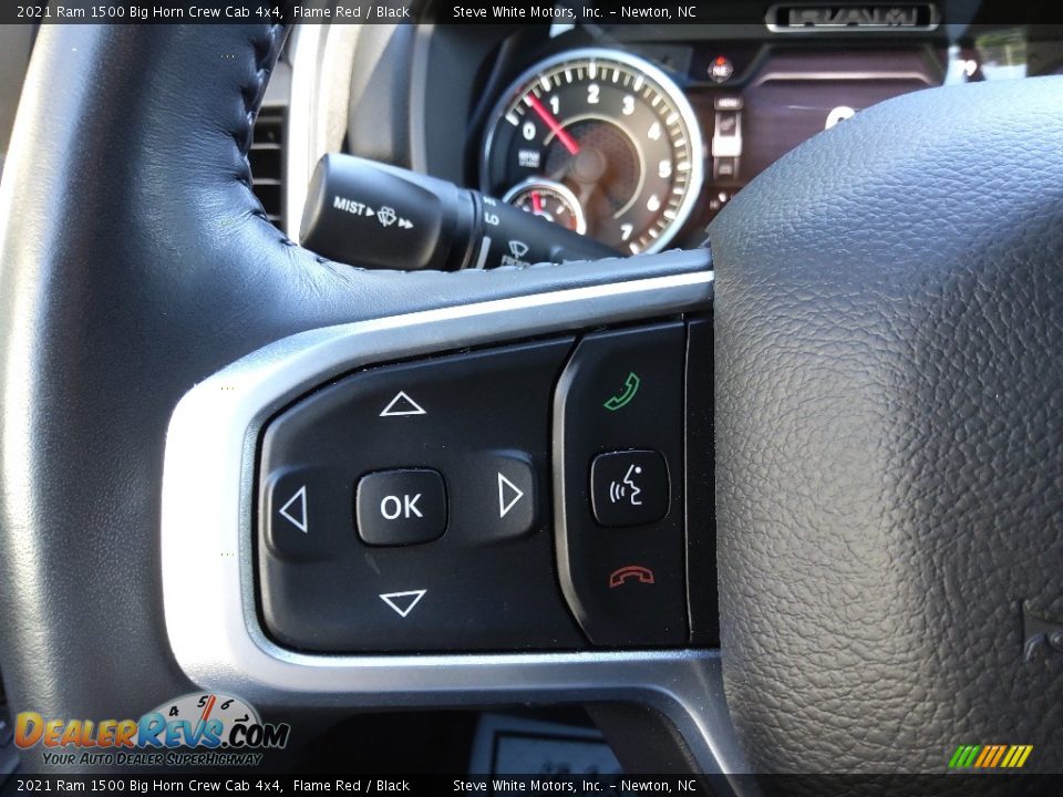 2021 Ram 1500 Big Horn Crew Cab 4x4 Steering Wheel Photo #20