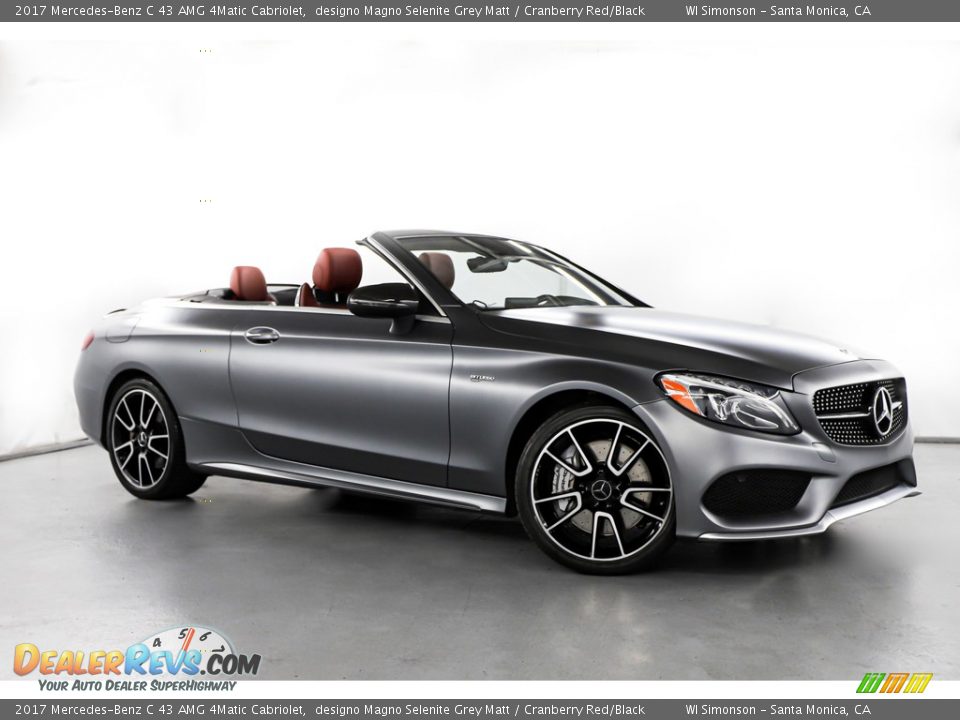 designo Magno Selenite Grey Matt 2017 Mercedes-Benz C 43 AMG 4Matic Cabriolet Photo #2