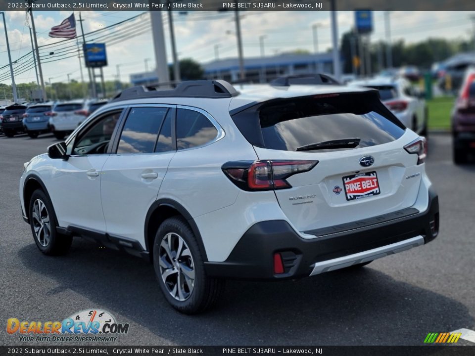 2022 Subaru Outback 2.5i Limited Crystal White Pearl / Slate Black Photo #4