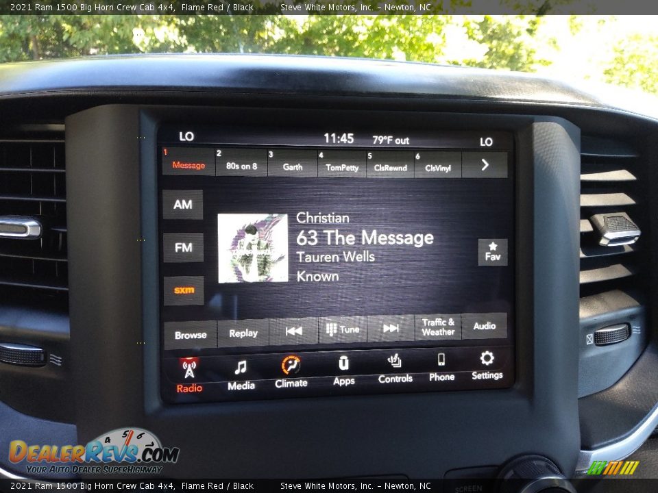 2021 Ram 1500 Big Horn Crew Cab 4x4 Flame Red / Black Photo #24