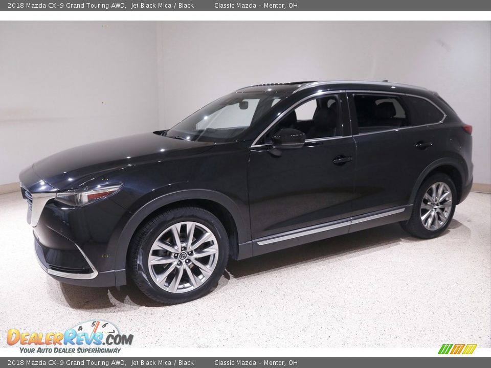 2018 Mazda CX-9 Grand Touring AWD Jet Black Mica / Black Photo #3