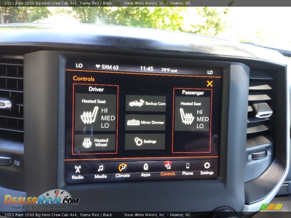 2021 Ram 1500 Big Horn Crew Cab 4x4 Flame Red / Black Photo #25