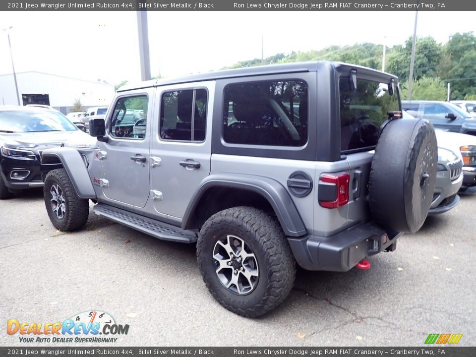 2021 Jeep Wrangler Unlimited Rubicon 4x4 Billet Silver Metallic / Black Photo #2