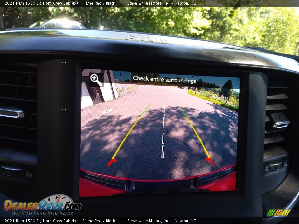2021 Ram 1500 Big Horn Crew Cab 4x4 Flame Red / Black Photo #26