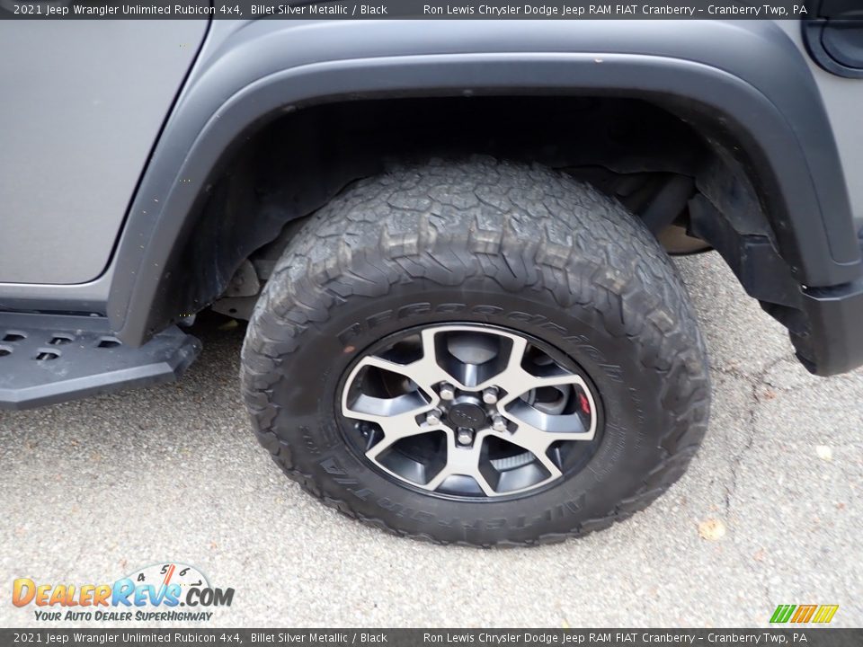 2021 Jeep Wrangler Unlimited Rubicon 4x4 Billet Silver Metallic / Black Photo #5