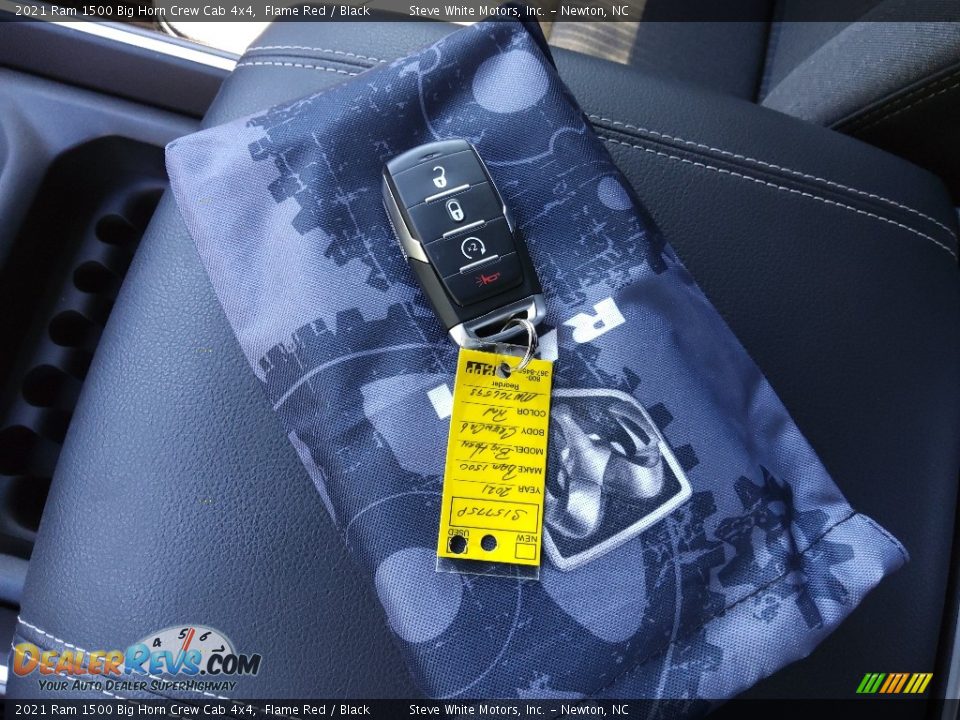 2021 Ram 1500 Big Horn Crew Cab 4x4 Flame Red / Black Photo #32