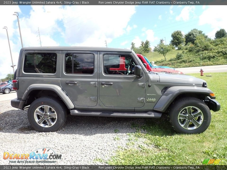 Sting-Gray 2023 Jeep Wrangler Unlimited Sahara 4x4 Photo #7