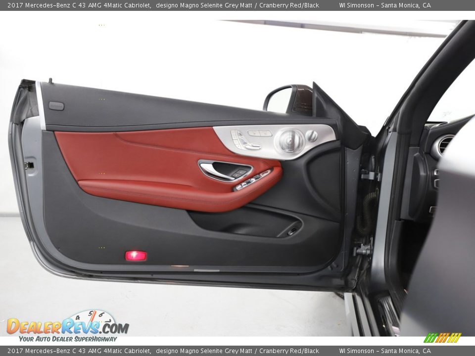 Door Panel of 2017 Mercedes-Benz C 43 AMG 4Matic Cabriolet Photo #21