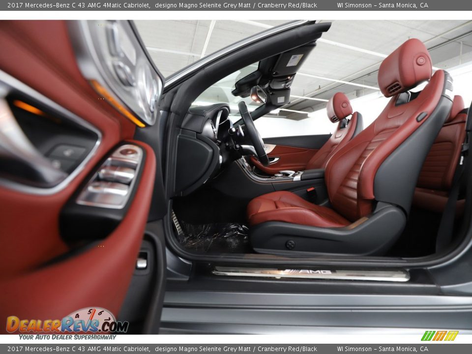Front Seat of 2017 Mercedes-Benz C 43 AMG 4Matic Cabriolet Photo #22