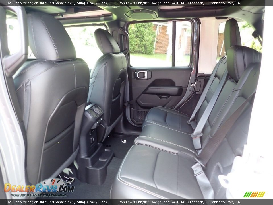 Rear Seat of 2023 Jeep Wrangler Unlimited Sahara 4x4 Photo #11