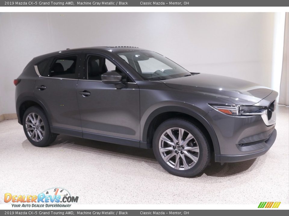 2019 Mazda CX-5 Grand Touring AWD Machine Gray Metallic / Black Photo #1
