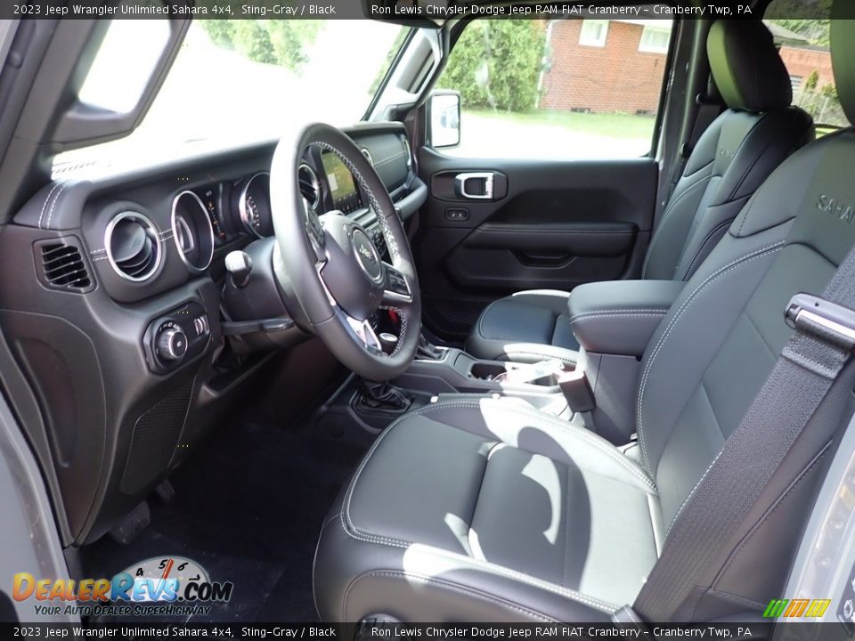 Front Seat of 2023 Jeep Wrangler Unlimited Sahara 4x4 Photo #12