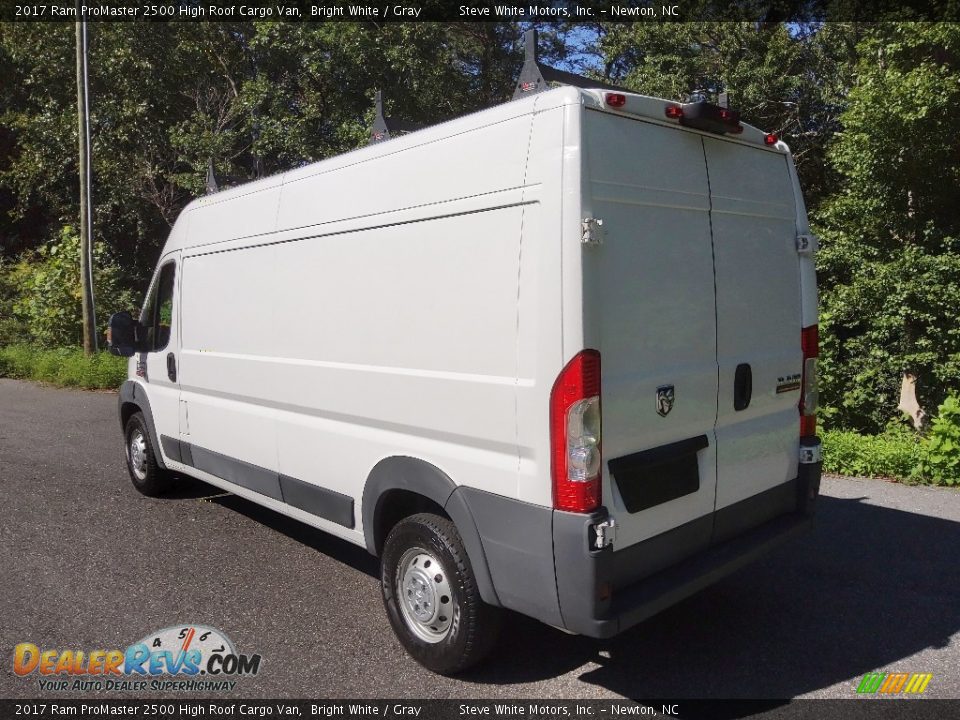 2017 Ram ProMaster 2500 High Roof Cargo Van Bright White / Gray Photo #10