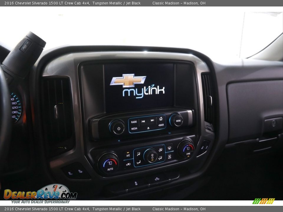2016 Chevrolet Silverado 1500 LT Crew Cab 4x4 Tungsten Metallic / Jet Black Photo #10