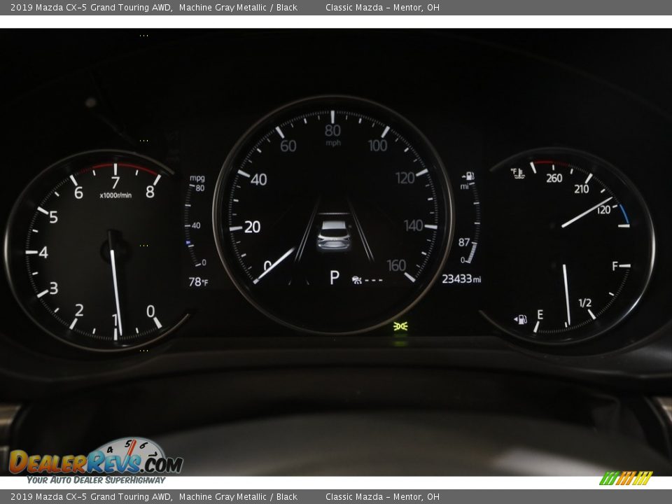 2019 Mazda CX-5 Grand Touring AWD Machine Gray Metallic / Black Photo #8