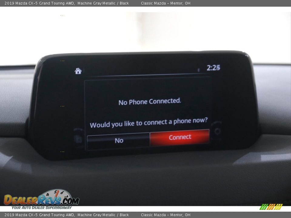2019 Mazda CX-5 Grand Touring AWD Machine Gray Metallic / Black Photo #10