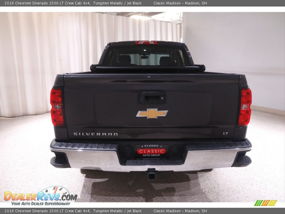 2016 Chevrolet Silverado 1500 LT Crew Cab 4x4 Tungsten Metallic / Jet Black Photo #19