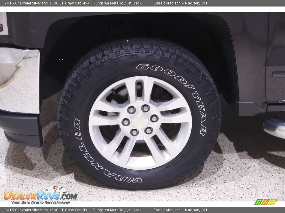2016 Chevrolet Silverado 1500 LT Crew Cab 4x4 Tungsten Metallic / Jet Black Photo #21
