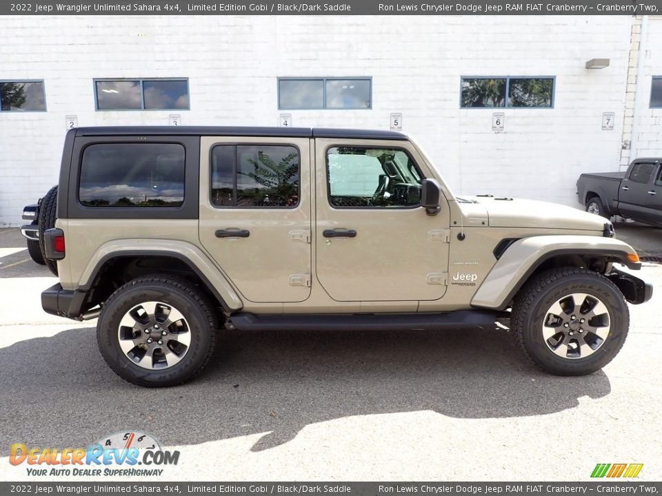 2022 Jeep Wrangler Unlimited Sahara 4x4 Limited Edition Gobi / Black/Dark Saddle Photo #6