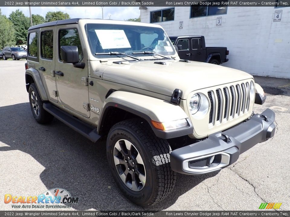 2022 Jeep Wrangler Unlimited Sahara 4x4 Limited Edition Gobi / Black/Dark Saddle Photo #7