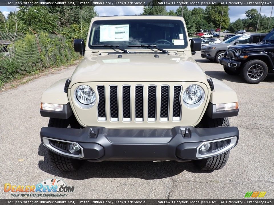 2022 Jeep Wrangler Unlimited Sahara 4x4 Limited Edition Gobi / Black/Dark Saddle Photo #8