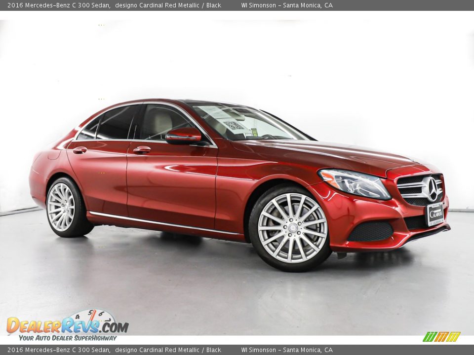 designo Cardinal Red Metallic 2016 Mercedes-Benz C 300 Sedan Photo #2