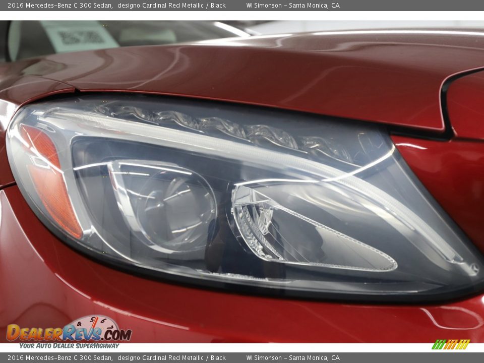 2016 Mercedes-Benz C 300 Sedan designo Cardinal Red Metallic / Black Photo #4
