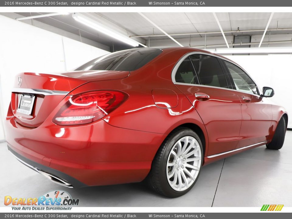 2016 Mercedes-Benz C 300 Sedan designo Cardinal Red Metallic / Black Photo #5