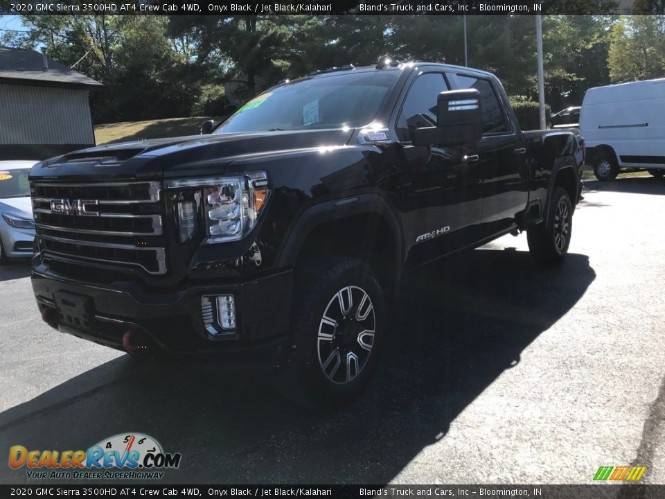 2020 GMC Sierra 3500HD AT4 Crew Cab 4WD Onyx Black / Jet Black/Kalahari Photo #4