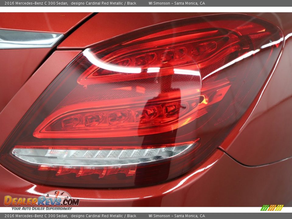 2016 Mercedes-Benz C 300 Sedan designo Cardinal Red Metallic / Black Photo #6
