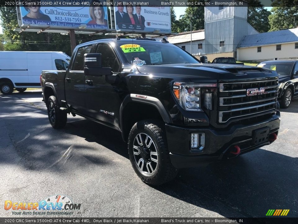 2020 GMC Sierra 3500HD AT4 Crew Cab 4WD Onyx Black / Jet Black/Kalahari Photo #6