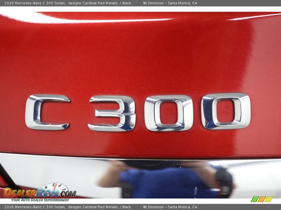 2016 Mercedes-Benz C 300 Sedan designo Cardinal Red Metallic / Black Photo #11