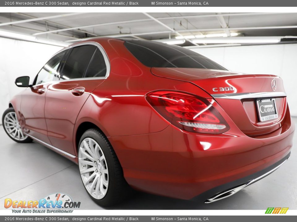 2016 Mercedes-Benz C 300 Sedan designo Cardinal Red Metallic / Black Photo #13