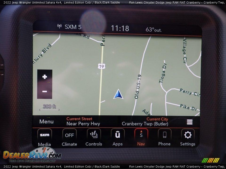 Navigation of 2022 Jeep Wrangler Unlimited Sahara 4x4 Photo #19