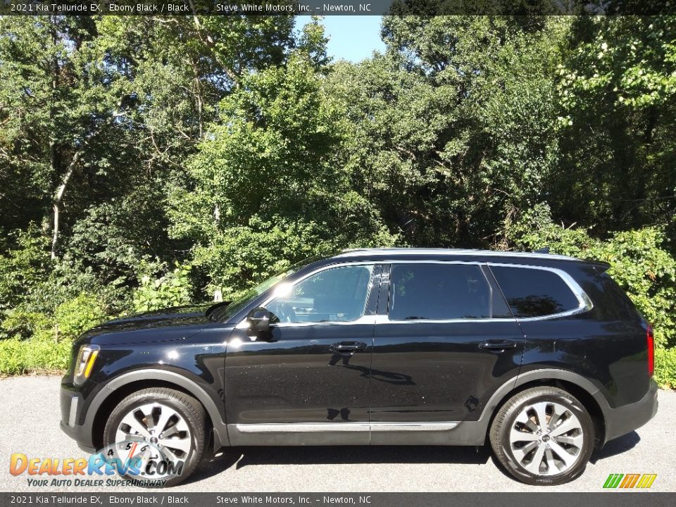 2021 Kia Telluride EX Ebony Black / Black Photo #1