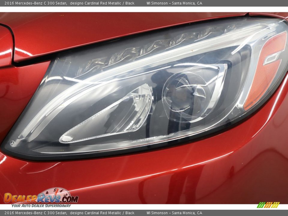 2016 Mercedes-Benz C 300 Sedan designo Cardinal Red Metallic / Black Photo #15