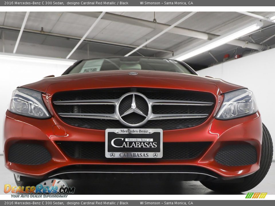 2016 Mercedes-Benz C 300 Sedan designo Cardinal Red Metallic / Black Photo #16