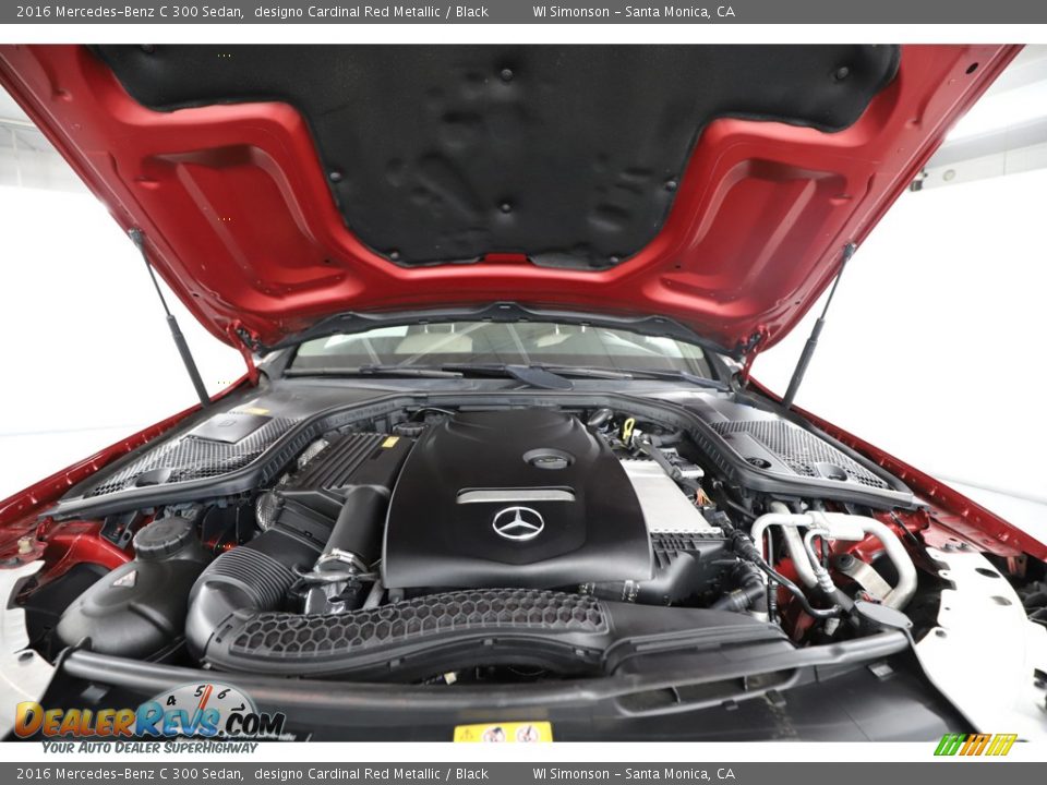 2016 Mercedes-Benz C 300 Sedan designo Cardinal Red Metallic / Black Photo #17