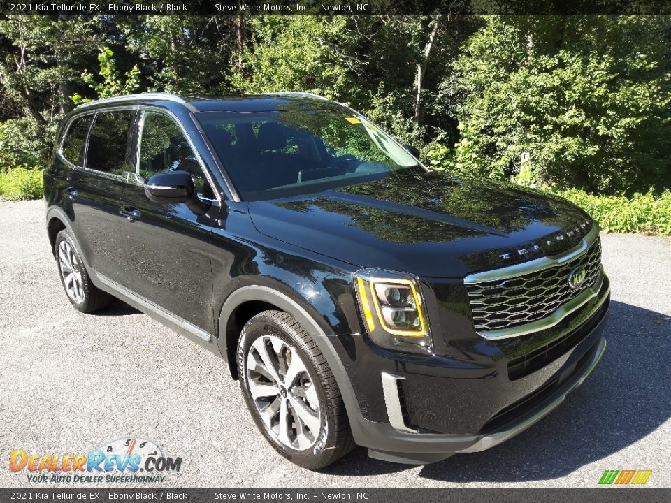 2021 Kia Telluride EX Ebony Black / Black Photo #5