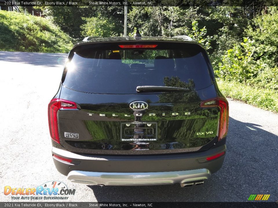 2021 Kia Telluride EX Ebony Black / Black Photo #6