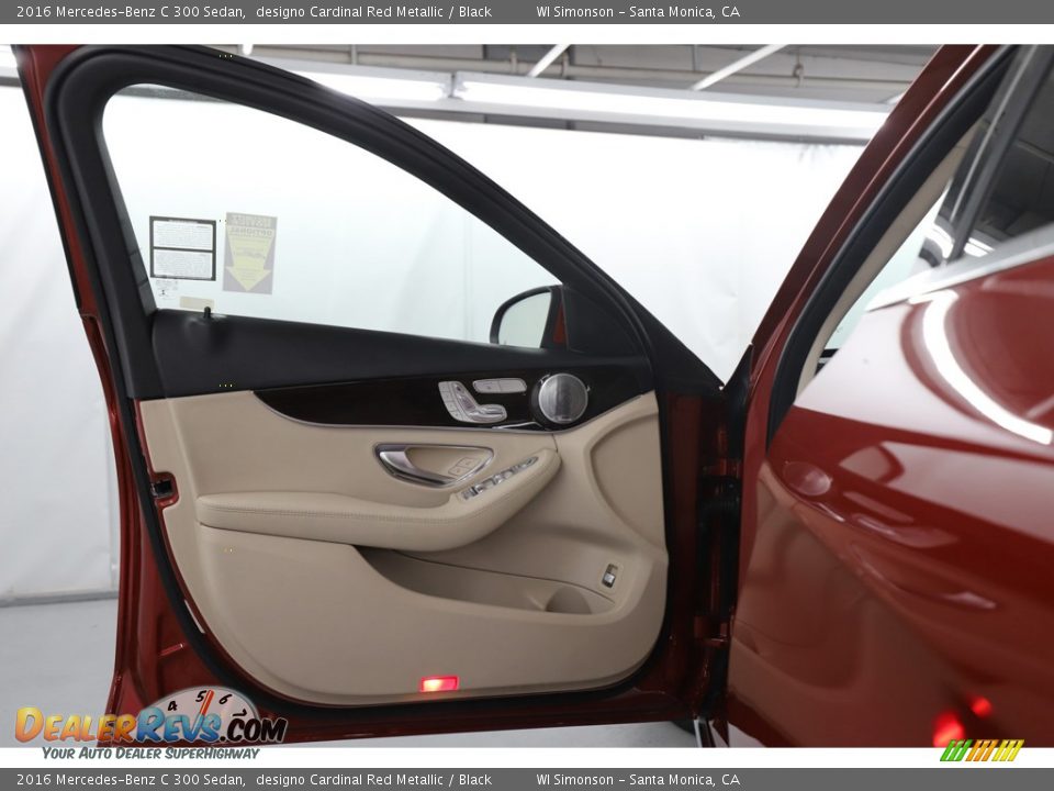 2016 Mercedes-Benz C 300 Sedan designo Cardinal Red Metallic / Black Photo #20