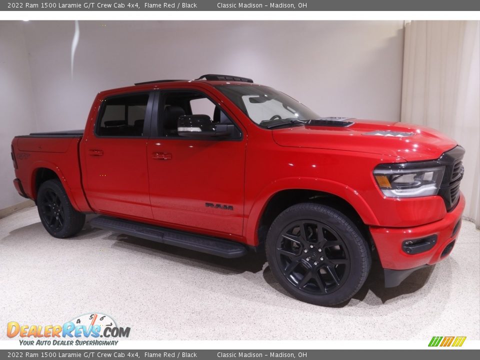 Flame Red 2022 Ram 1500 Laramie G/T Crew Cab 4x4 Photo #1