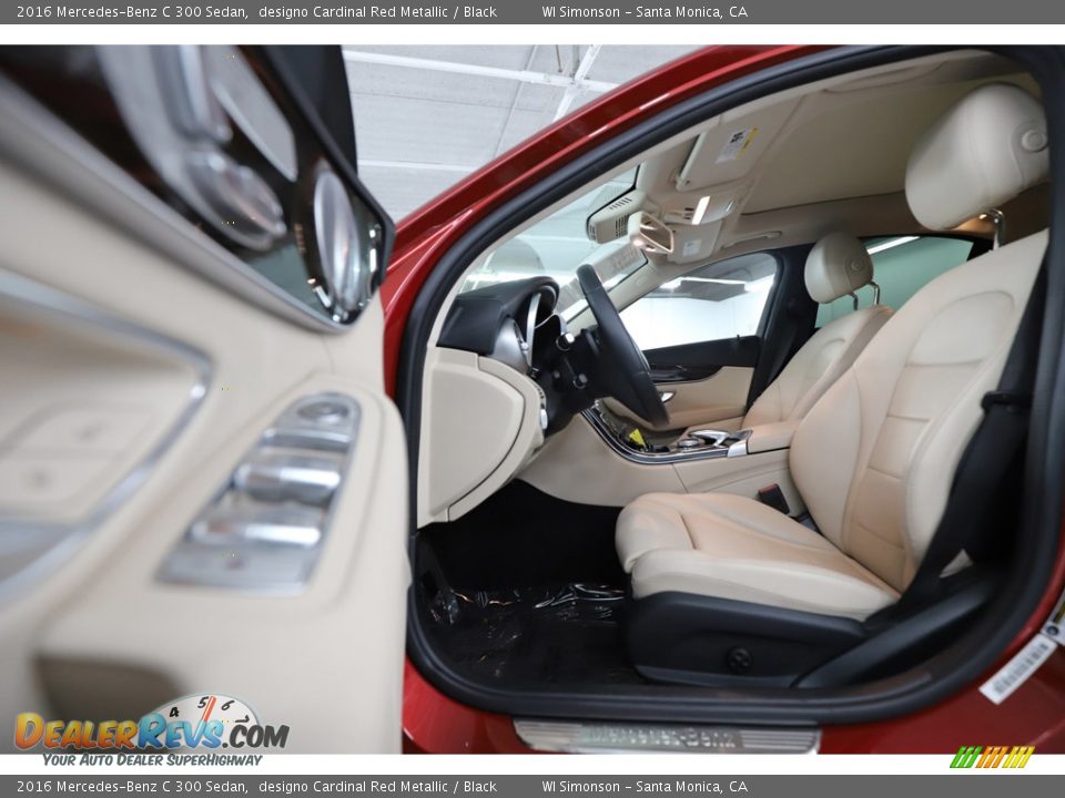 2016 Mercedes-Benz C 300 Sedan designo Cardinal Red Metallic / Black Photo #21