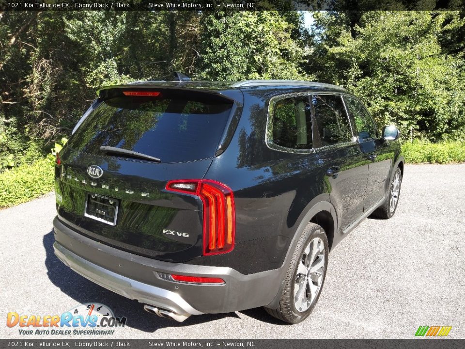 2021 Kia Telluride EX Ebony Black / Black Photo #8