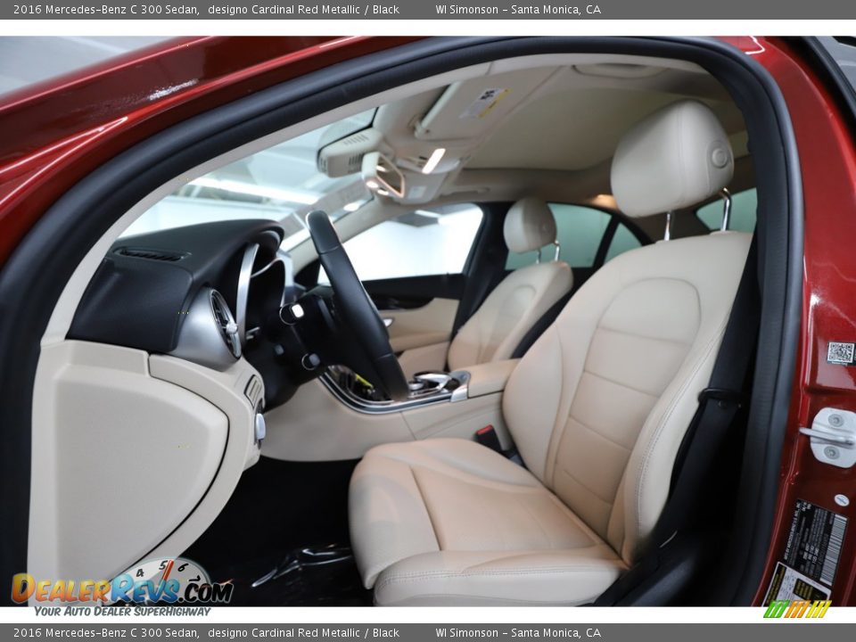 2016 Mercedes-Benz C 300 Sedan designo Cardinal Red Metallic / Black Photo #22