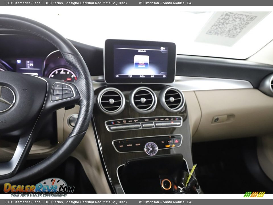 2016 Mercedes-Benz C 300 Sedan designo Cardinal Red Metallic / Black Photo #26